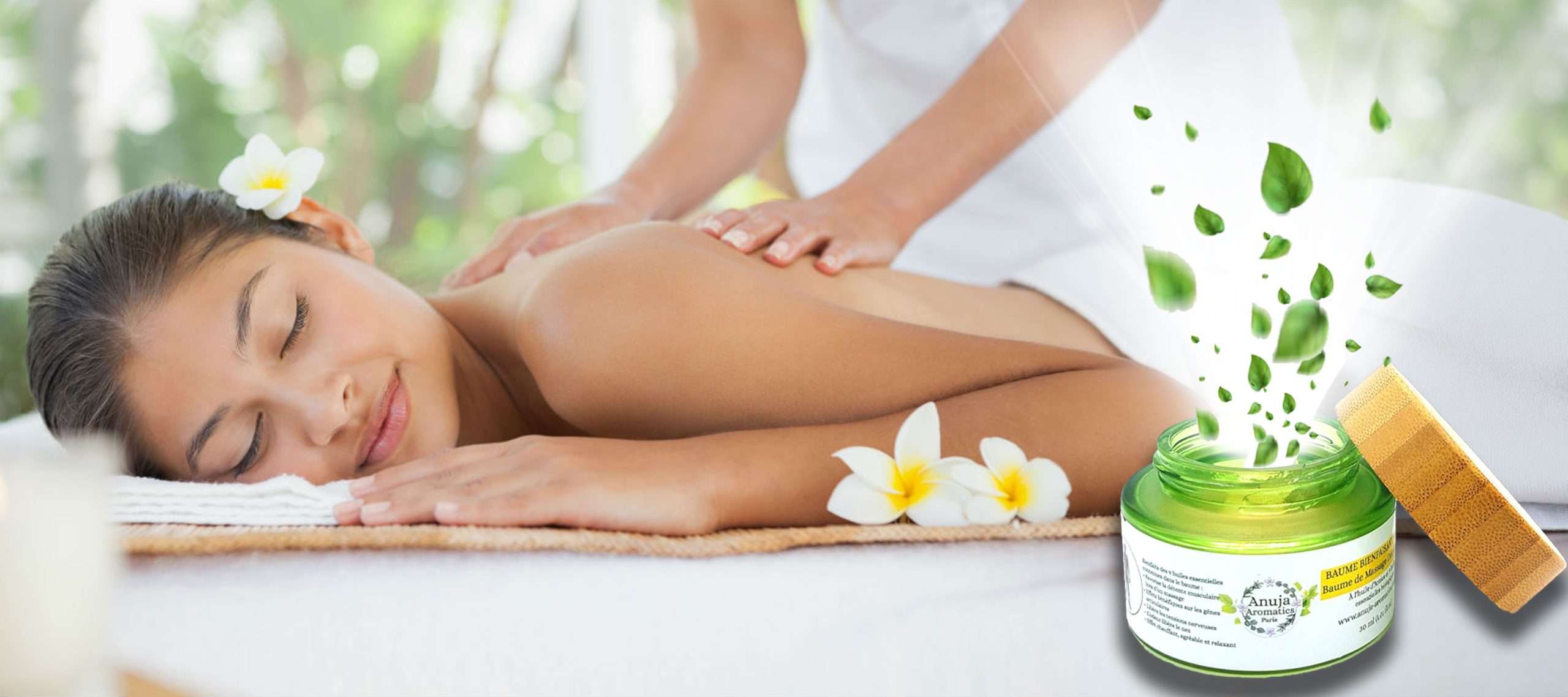 Anuja Aromatics Baume Bienfaisant Miracle en Massage Léger